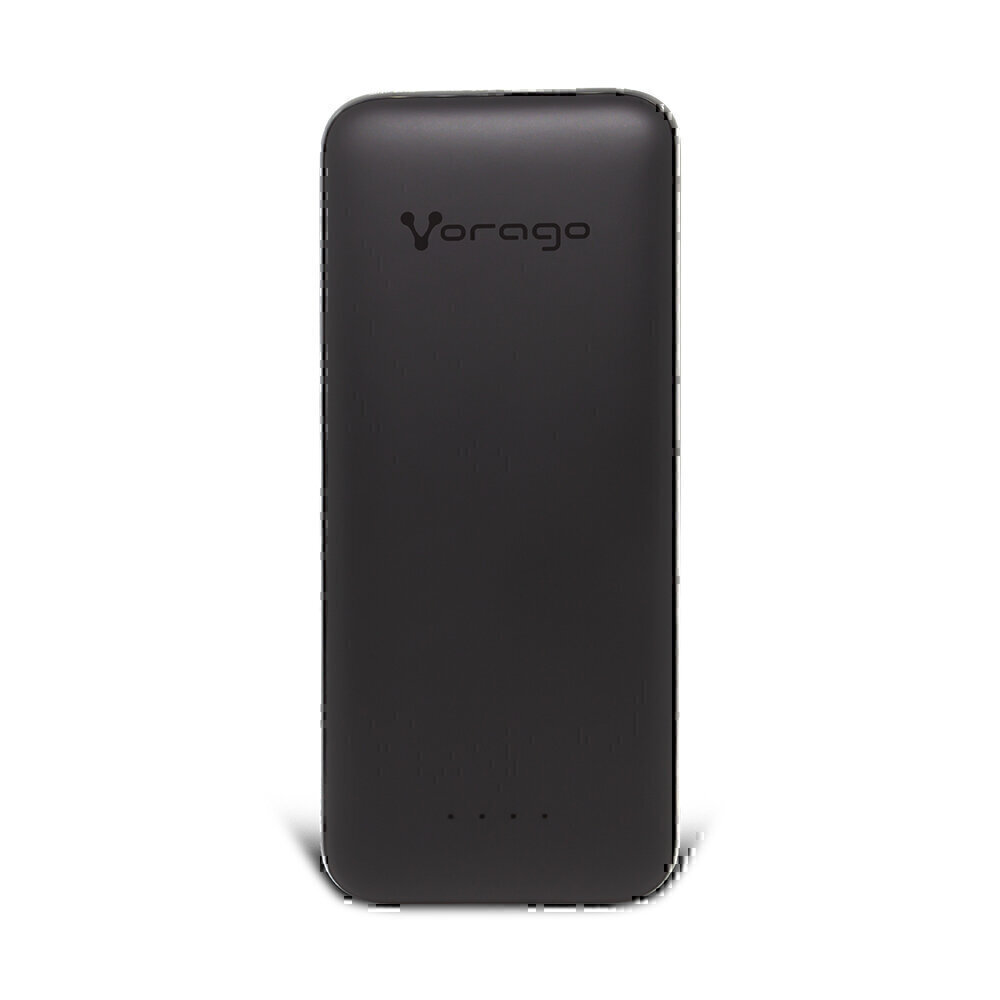 Power Bank Vorago Pb-301 5,000 Mah 2 Puertos 1A/2.1A Negro Pb-301-Bk