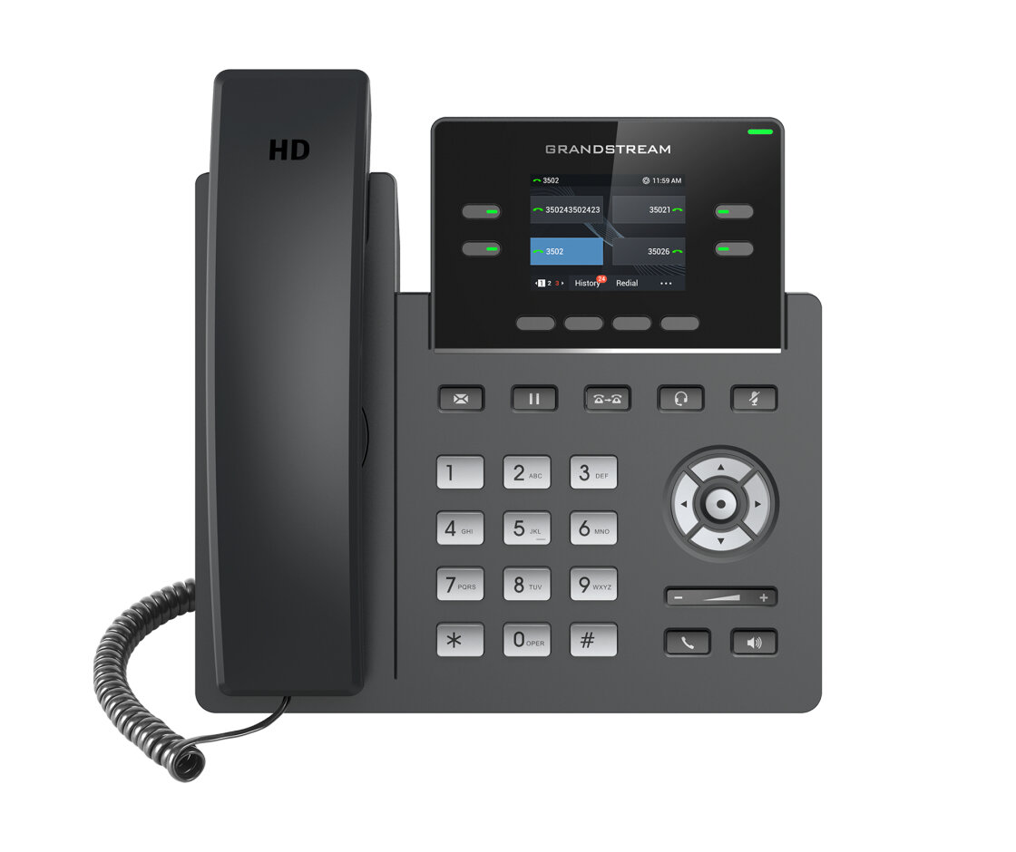 Telefono Ip Grandstream Grp2612P 4 Lineas 2 Sip Audio Hd