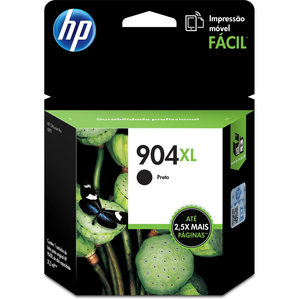 Cartucho De Tinta Hp Num 904Xl Negro