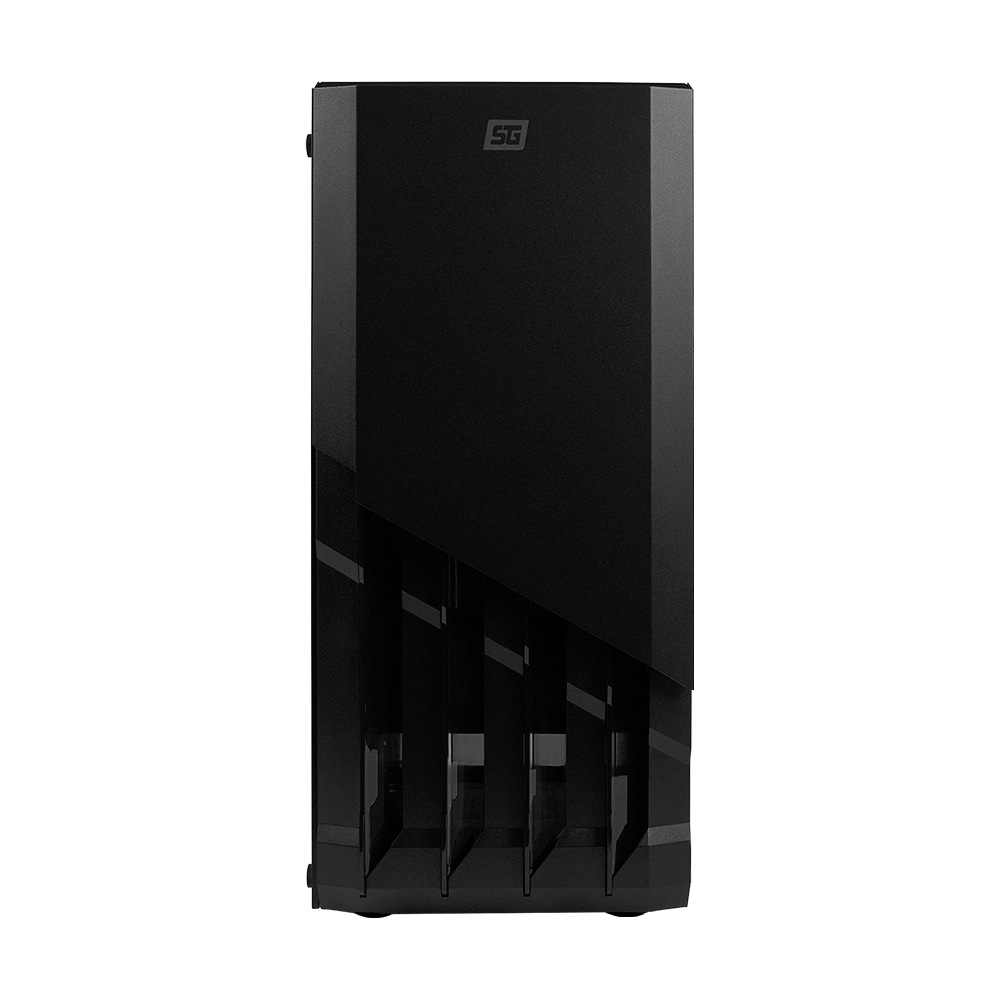 Gabinete Gamer Start The Game Csg-530 Micro-Atx Ventana De Cristal Templado Usb 3.0 S/Fte Negro