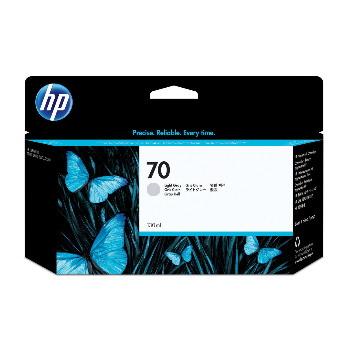 Cabezal Hp 70 Gris Claro 130 Ml Desinjet Z2100/Z3200/Z5200 C9451A