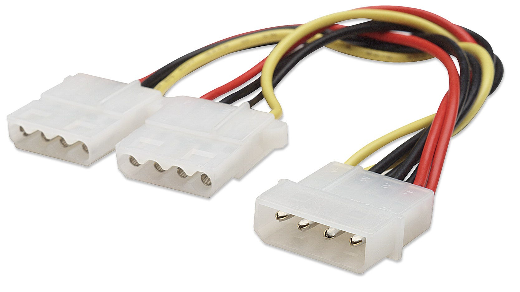 Cable De Alimentacion Manhattan ,Y ,1 Molex M - 2 Molex H 301503