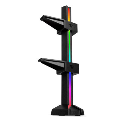 Soporte Para Tarjeta De Video Game Factor Gsg500 Ajustable Negro Rgb