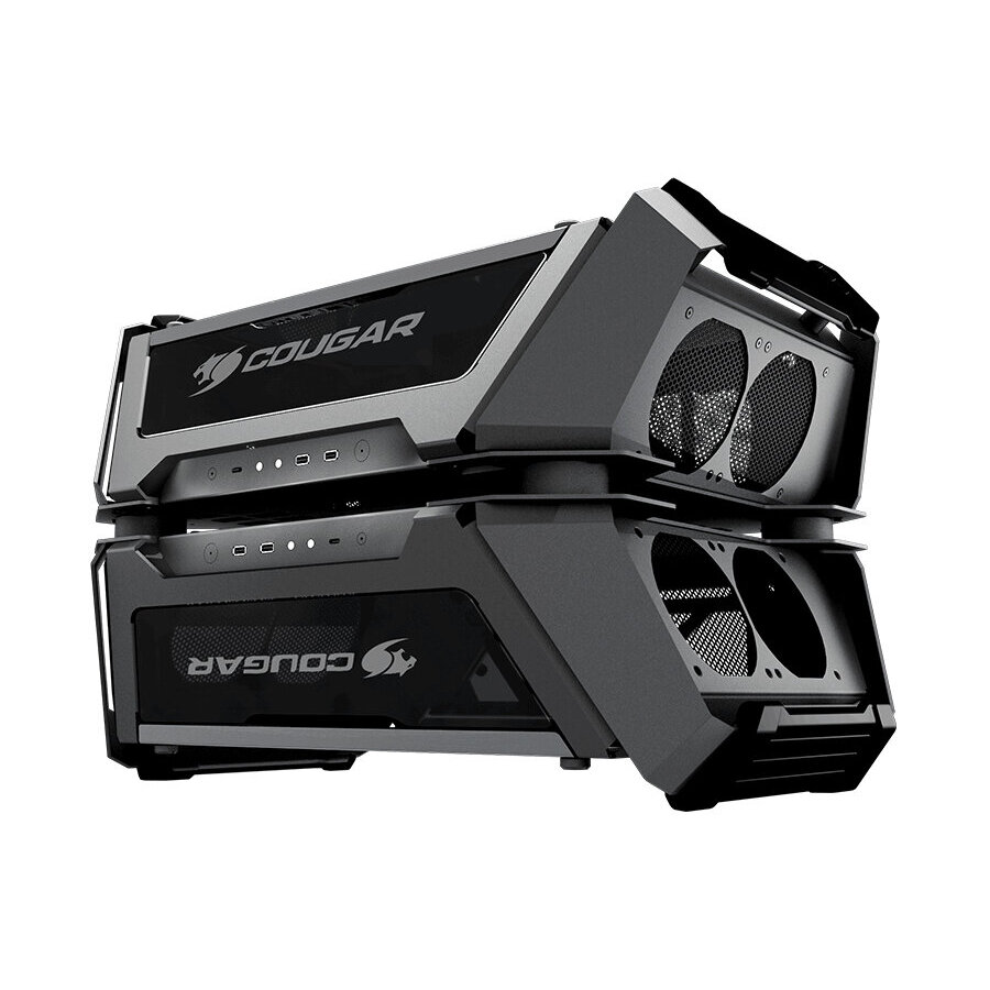 Gabinete Gamer Cougar Gemini X Dual Tower Crist Black Atx Usb 3.1