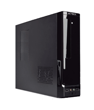 Gabinete Acteck Slim Ac-929042 Micro-Atx Con Fuente De Poder 450W