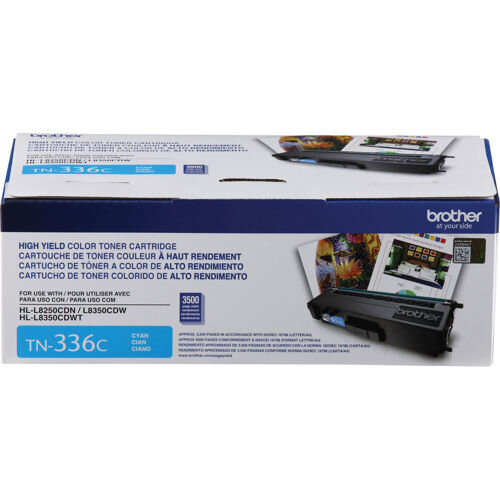 Toner Brother Tn336C Cyan 3,500 Pag P/Hll8250Cdn,8350Cdw/Mfc8850Cdw