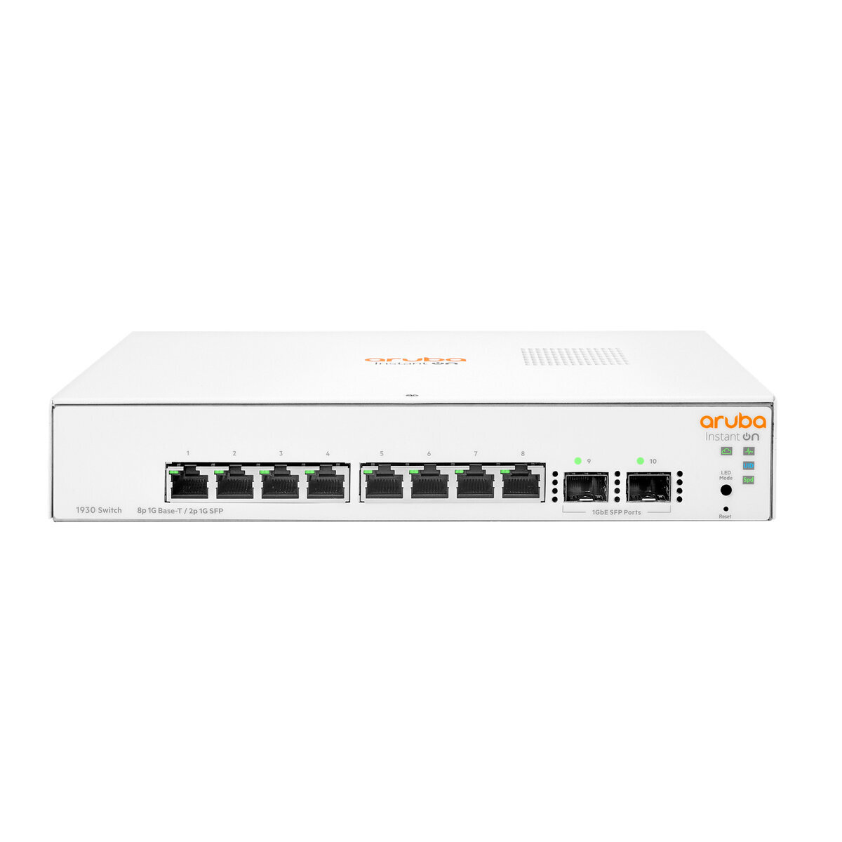 Switch Hp Aruba Instant On 1930 8 Puertos 2 Sfp Jl680A