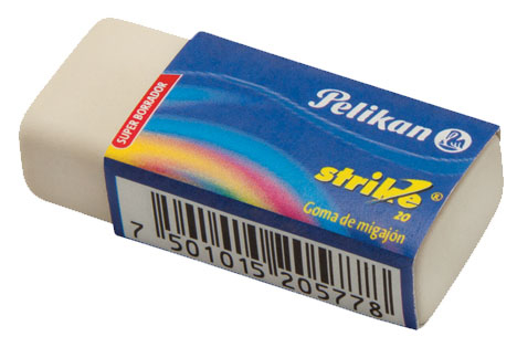 Goma Pelikan De Migajon Strike Caja C/20 Piezas