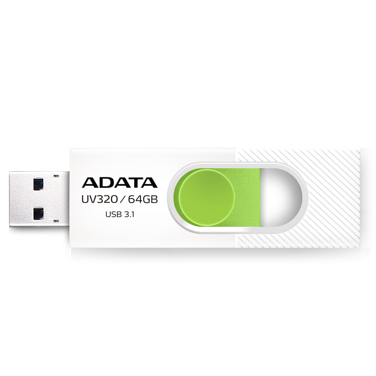 Memoria Flash Adata Uv320 64Gb Usb3.1 Verde/Blanco Auv320-64G-Rwhgn