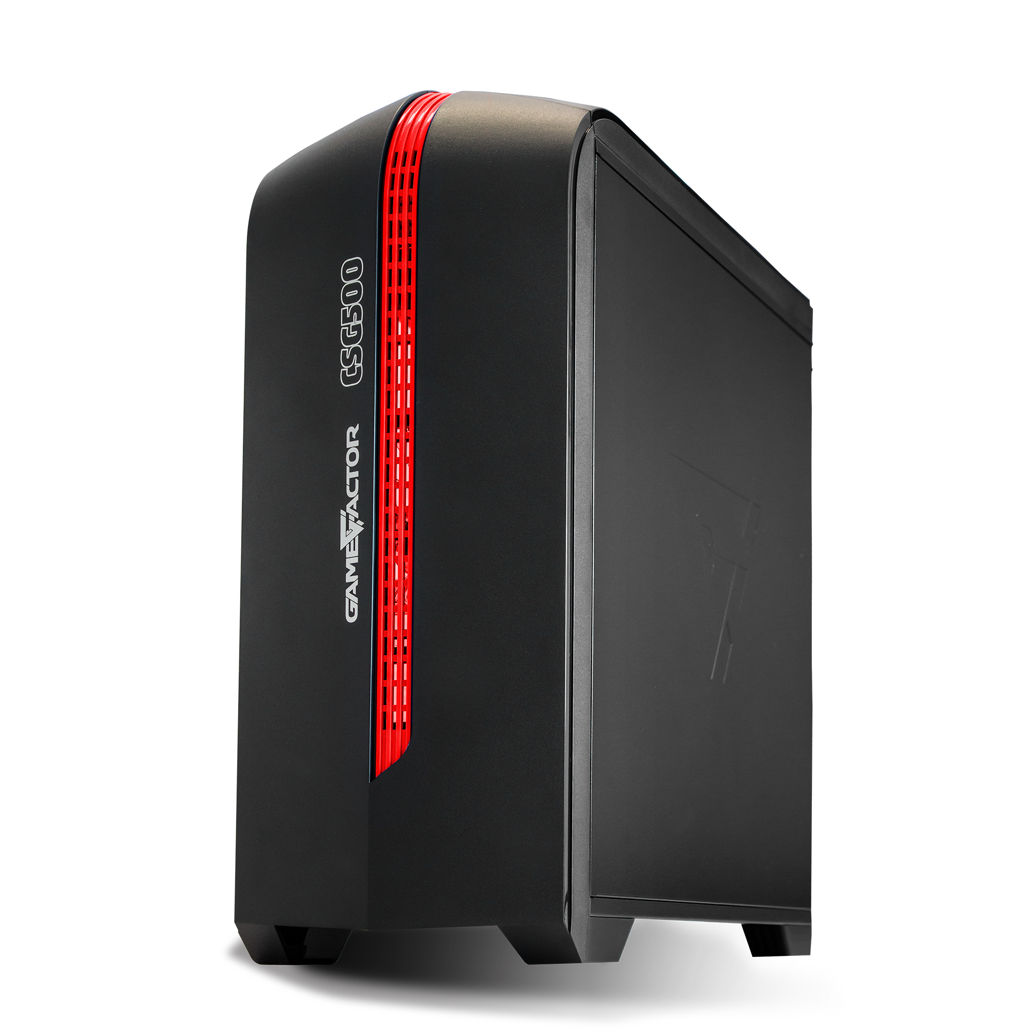 Gabinete Gamer Game Factor Csg-500 Atx Negro/Azul