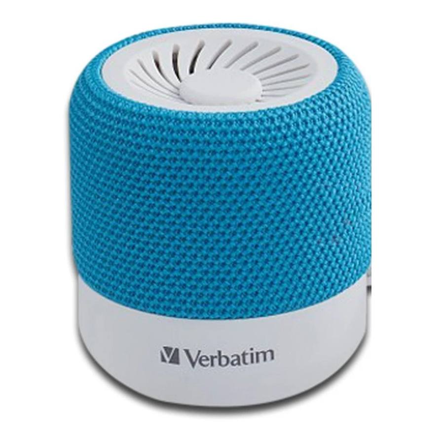 Mini Altavoz Verbatim Inalambrico Bluetooth Verde Azulado Vb70231