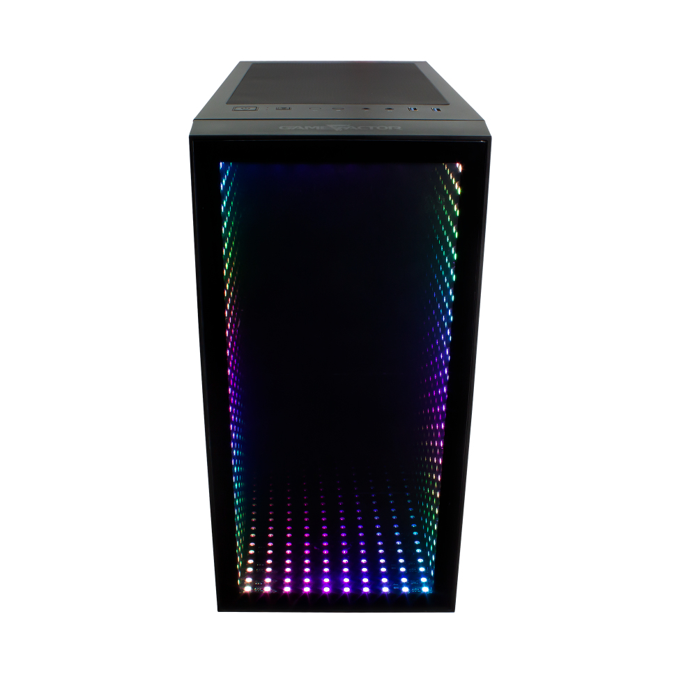 Gabinete Game Factor Csg560 Optcal Atx Rgb Cristal Templado