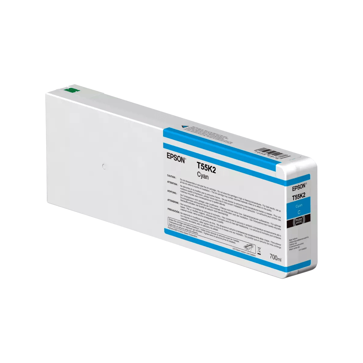 Cartucho Epson Ultrachrome Hd Cyan 700Ml T55K200