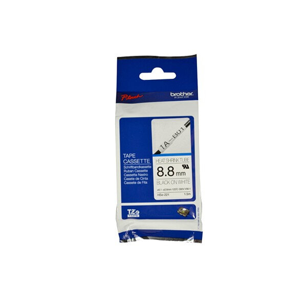 Cinta Termoretractil Negro Sob Re Blanco 8.8Mm X 1.5M