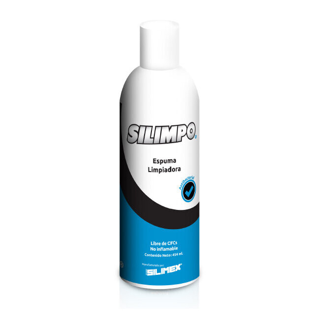 Espuma Limpiadora Silimex Silimpo,Carcasas Plasticas,454Ml,Azul
