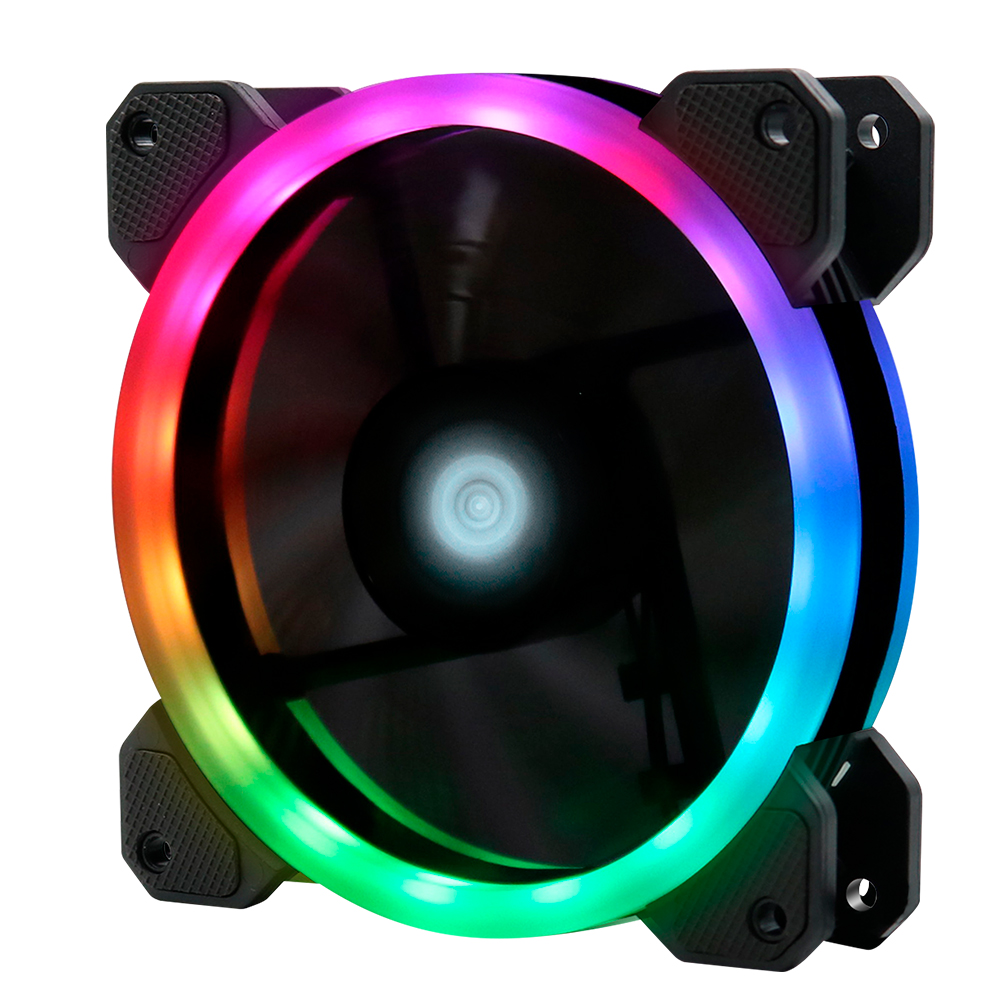 Ventilador Game Factor Fg400 Para Fkg400 120Mm Rgb Dual Ring 6 Pines