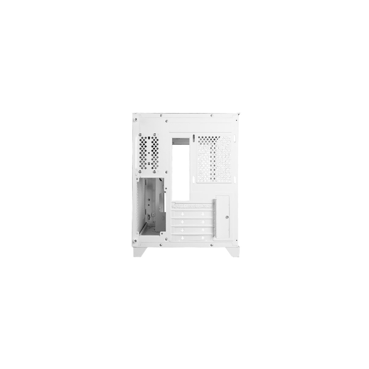 Gabinete Game Factor Csg570-Wh Micro-Atx 2X Paneles De Cristal Templado Hasta 9X Ventiladores Blanco