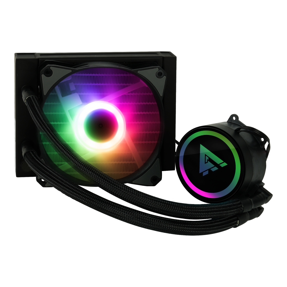 Enfriamiento Liquido Game Factor Lqg500-Bk 120Mm Rgb Negro Para Intel Y Amd