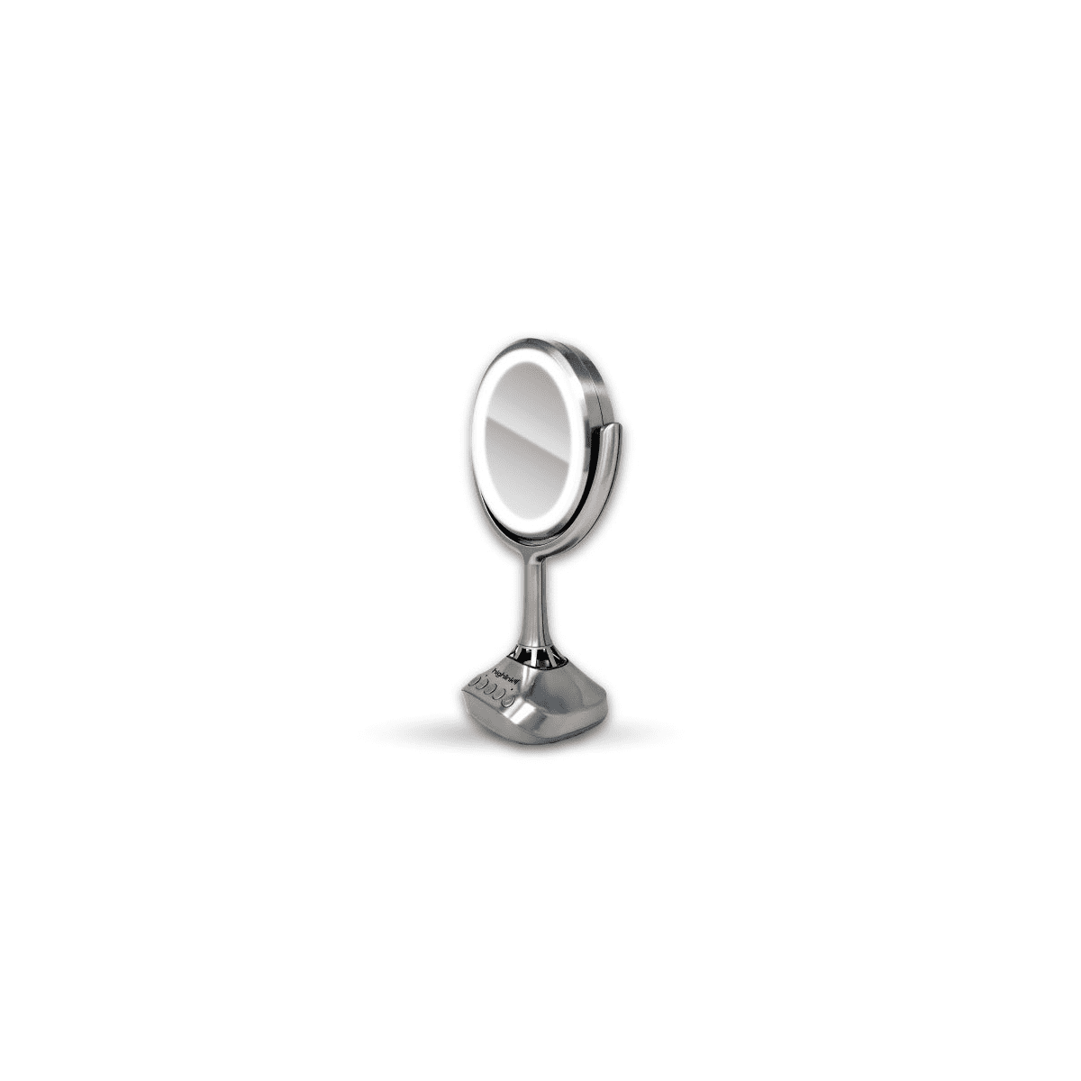 Bocina Espejo Circular Led Highlink Inalambrico Bluetooth Plata 7500462951559
