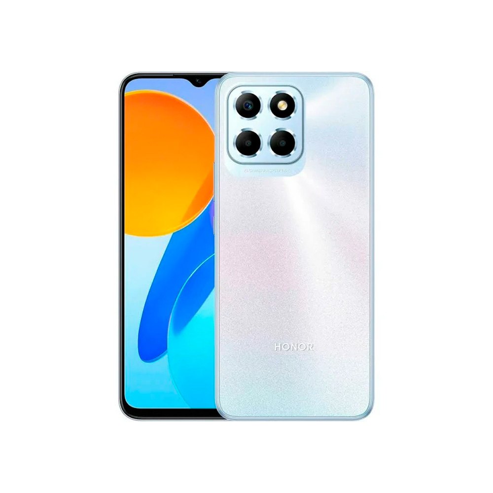 Smartphone Honor X6 6.5" 64Gb 4Gb Ram Mediatek Helio G25 2Ghz 4G 5000 Mah Plata Honorx6-4+64-Plata