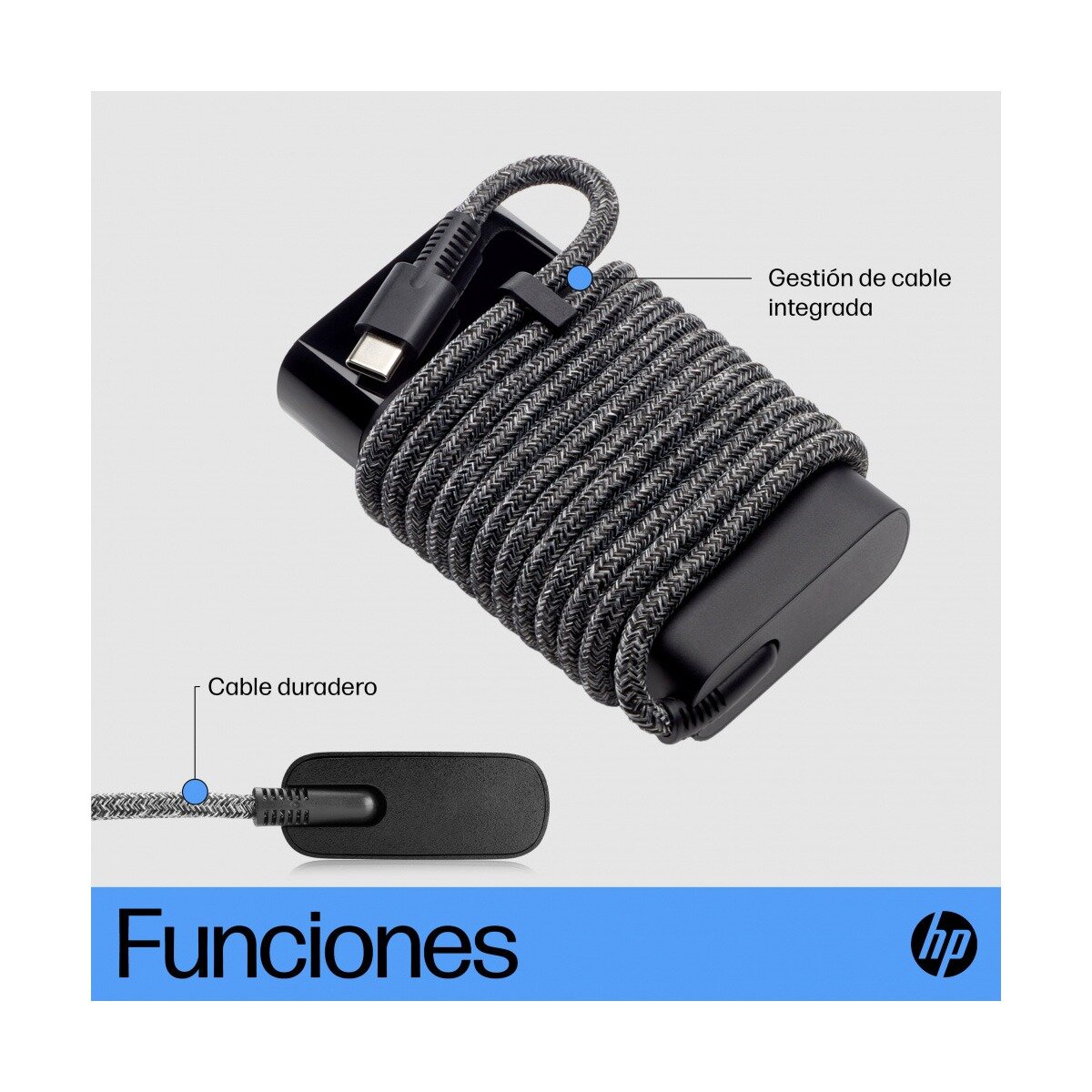 Cargador Hp Para Laptop Adaptador Universal 65W Usb - C 671R3Aa