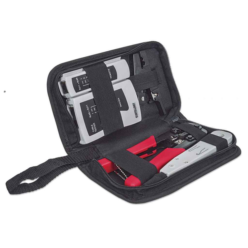 Kit De Herramientas Para Red Con 4 Piezas Con Bolsa Intellinet 780070