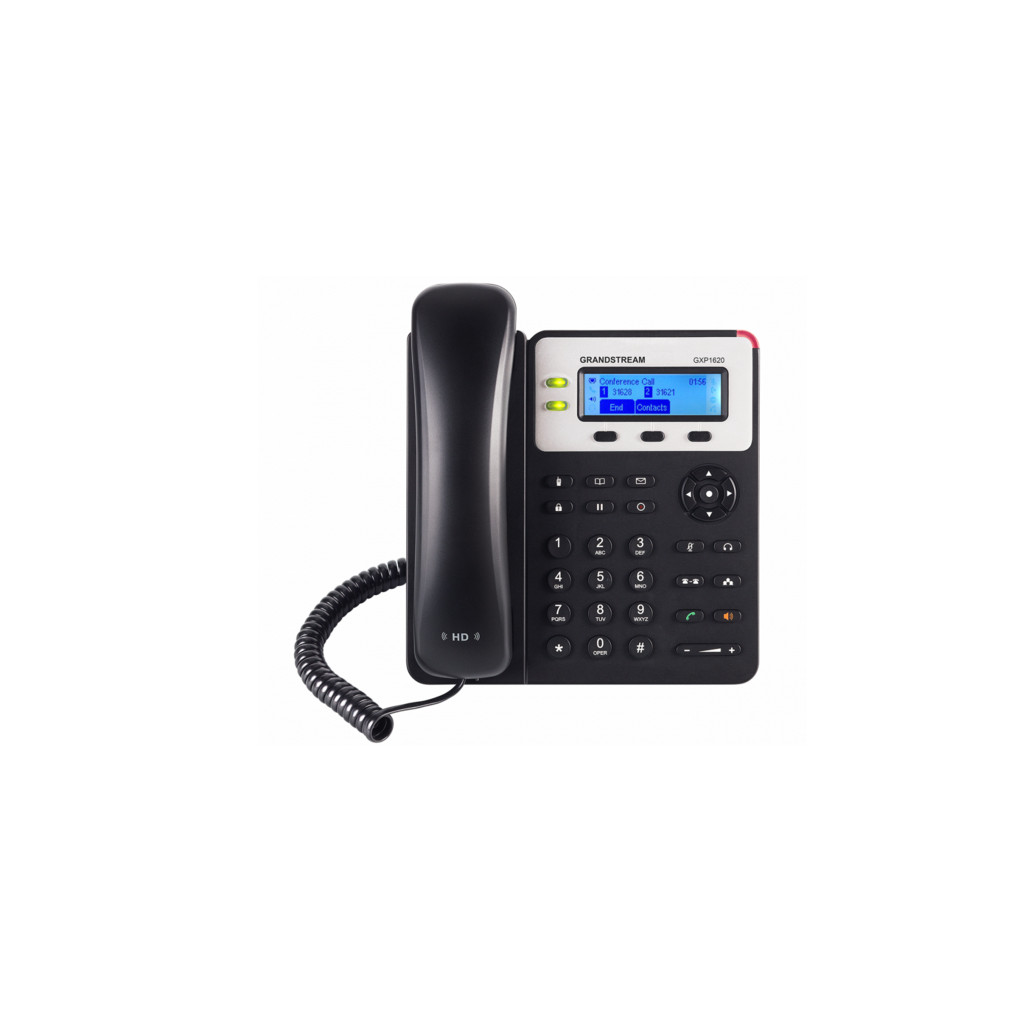 Telefono Ip Grandstream Gxp1620 Si 2 Lineas Negro