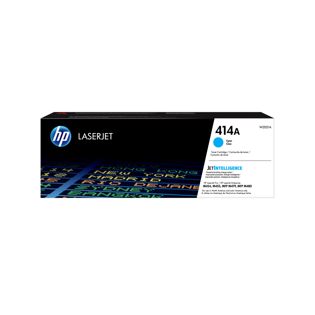 Cartucho De Toner Original Hp Laserjet 414A Cian W2021A