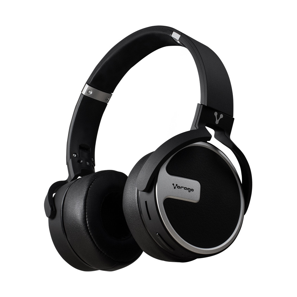Diadema Bluetooth Vorago Hpb-201 Recargable / Microsd Negra