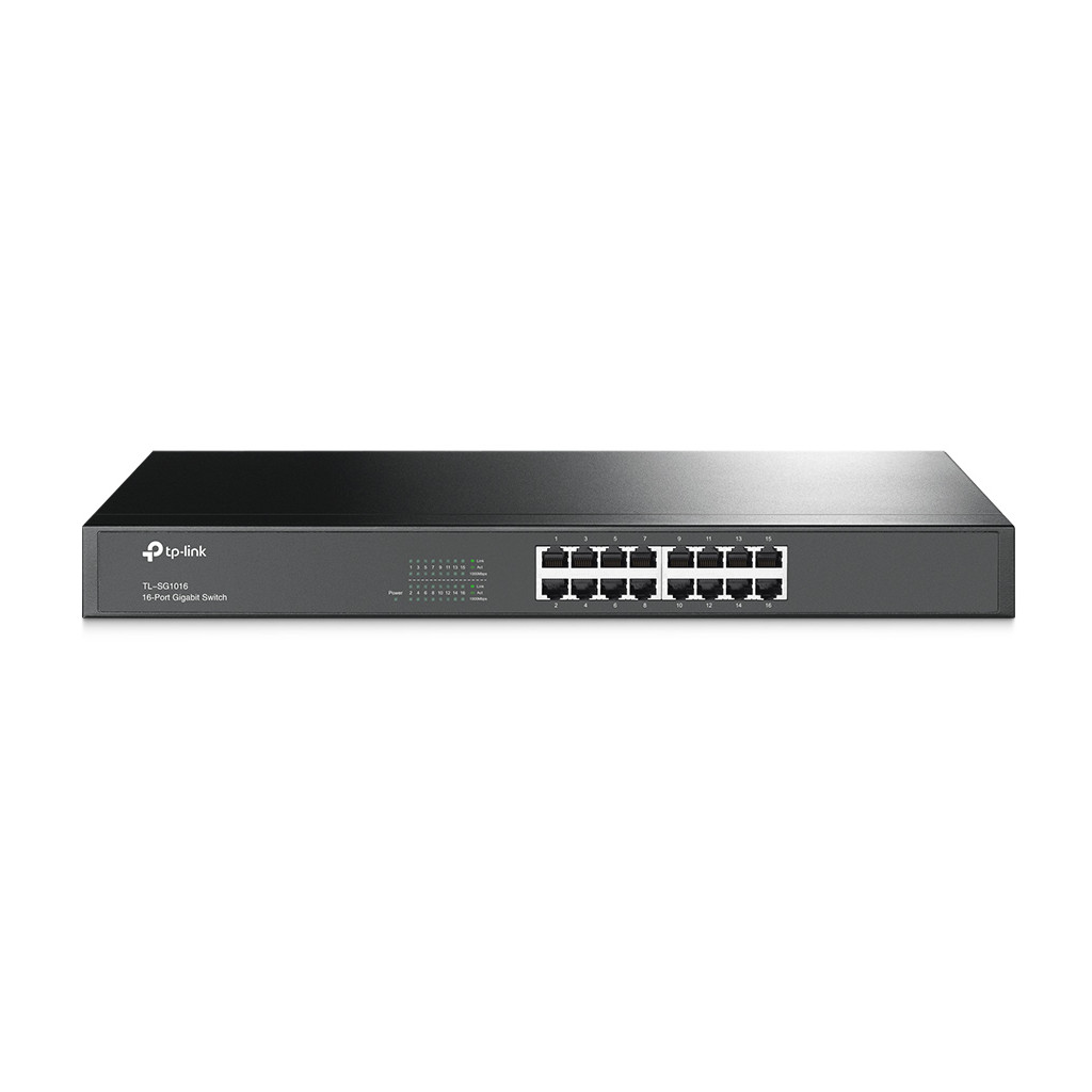 Switch Gigabit Base Soporte 16 Pts Tplink Tl-Sg1016