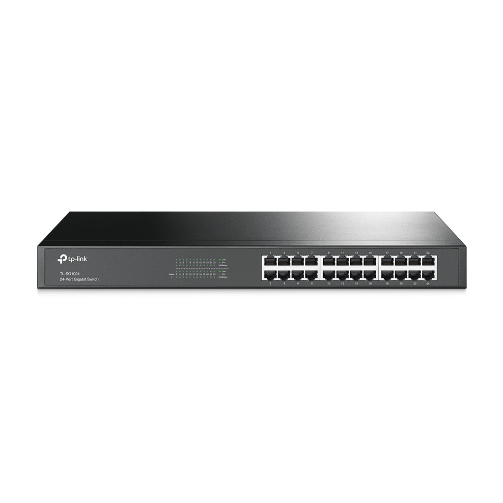 Switch Tp-Link Tl-Sg1024 24 Ptos Rj45 De 10/100/1000 Montaje En Rack