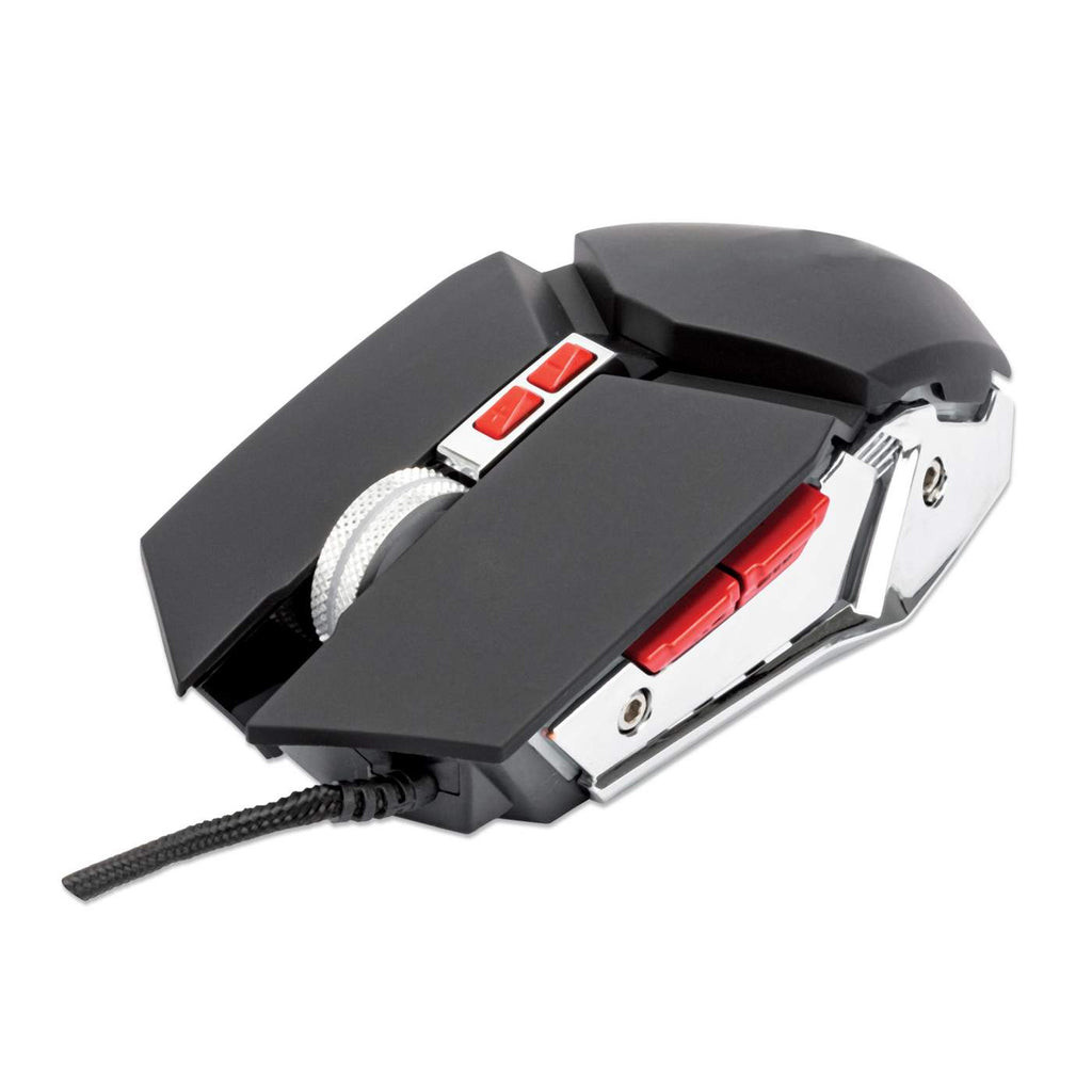 Mouse Gaming Optico Manhattan 7 Botones Usb 3200 Dpi Luz Led (179348)