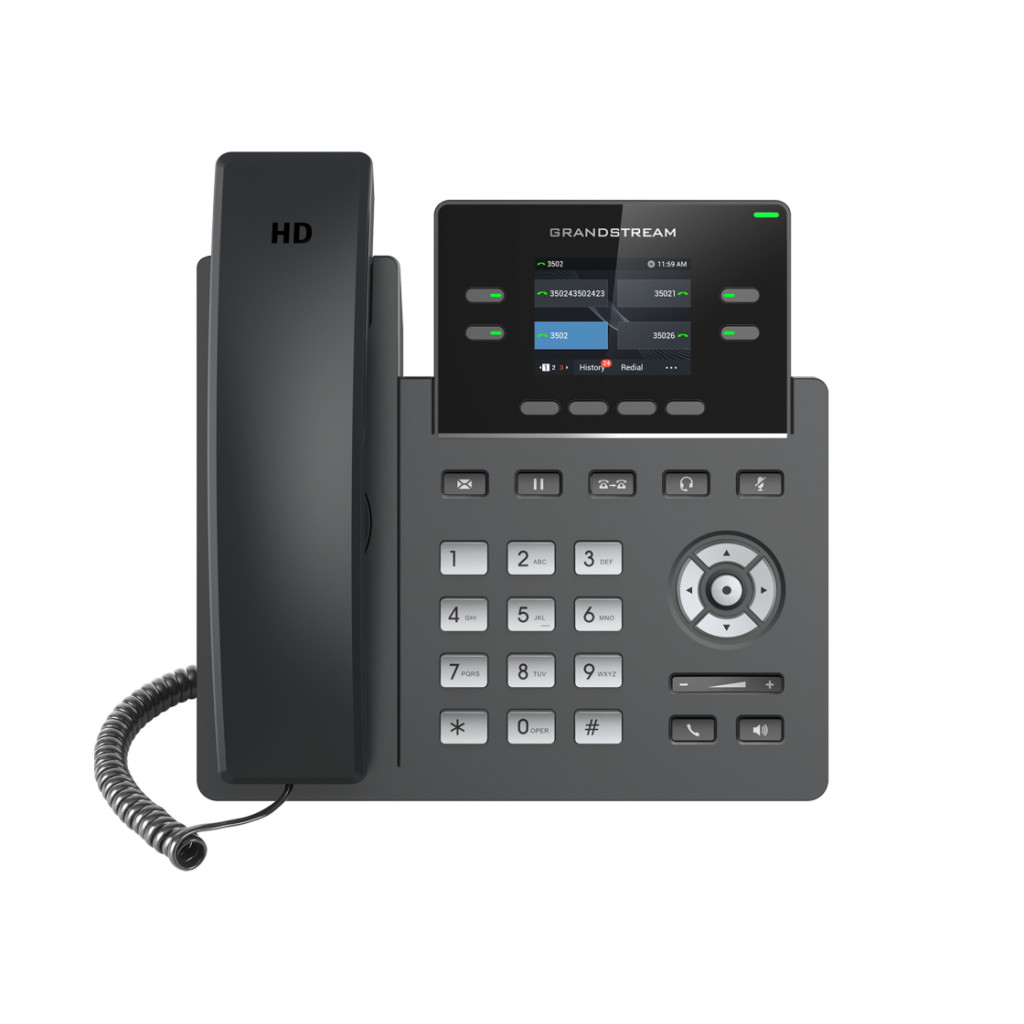 Telefono Ip Grandstream Grp2612P 4 Lineas 2 Sip Audio Hd