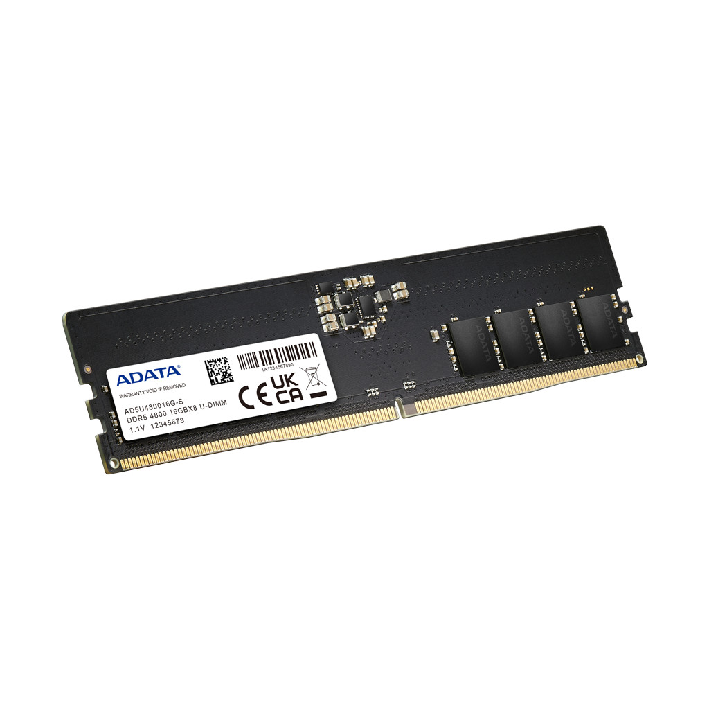 Memoria Ram Adata 16Gb Ddr5 4800Mhz Ecc Ad5U480016G-S