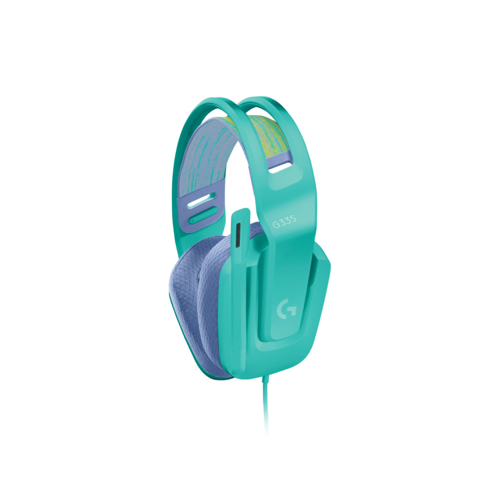 Diadema Gamer Logitech G335 Alambrico Para Pc/Xbox/Ps4/Switch Menta