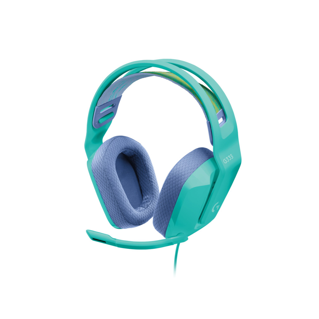 Diadema Gamer Logitech G335 Alambrico Para Pc/Xbox/Ps4/Switch Menta