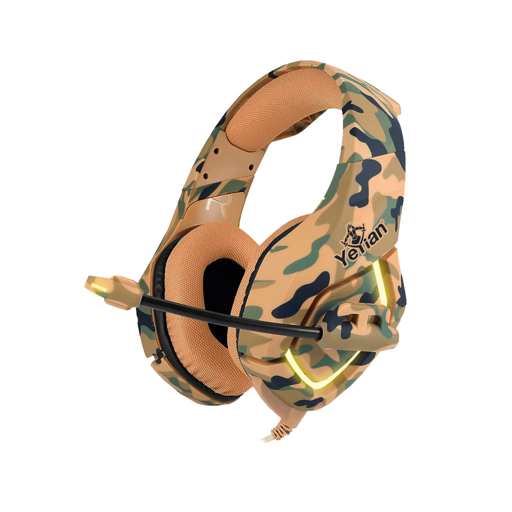 Diadema Gamer Yeyian Ydf-33401D F. Military Desierto S3000 Usb