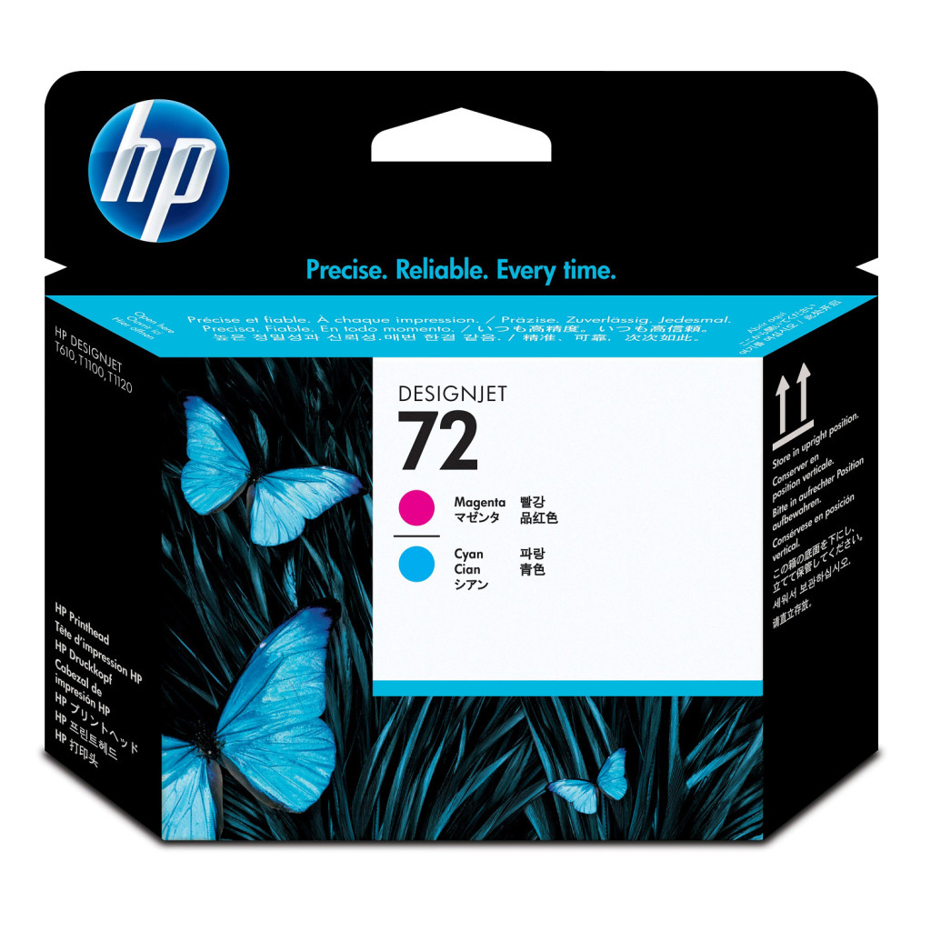 Cabezal De Impresion Designjet Hp 72 Magenta Y Cian C9383A
