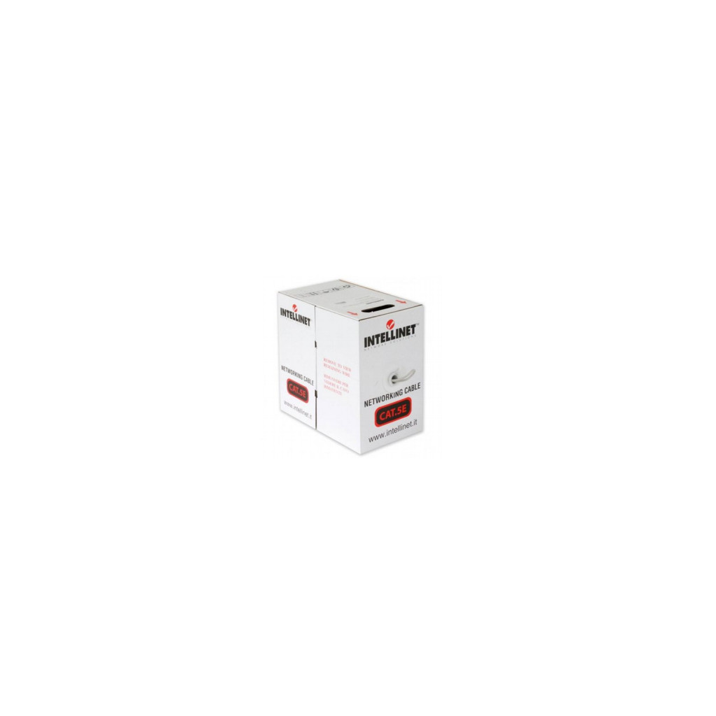 Bobina Cable Utp Cat5E Multifilar Intellinet Gris 23 Awg 305Mts 704823
