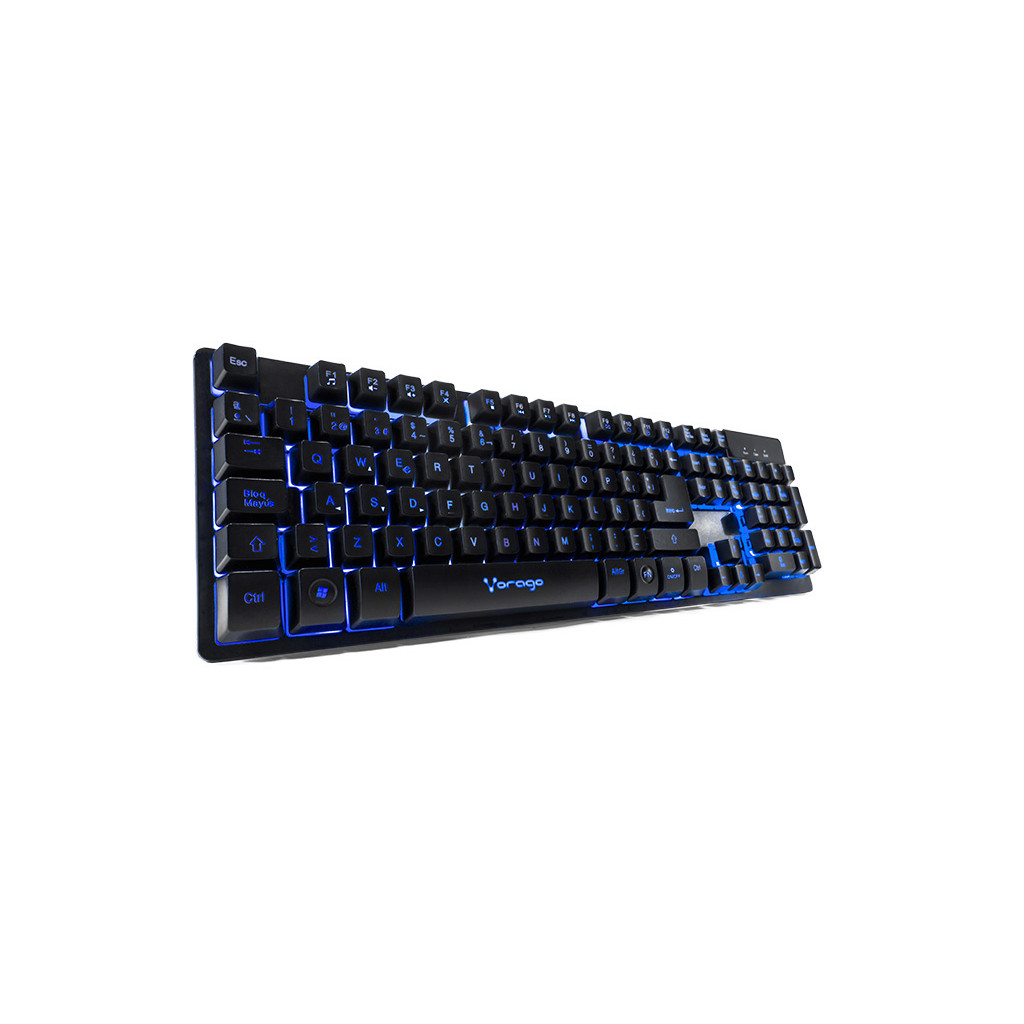 Teclado Vorago Start The Game Kb-502 Alambrico Metalico Multimedia Ilu