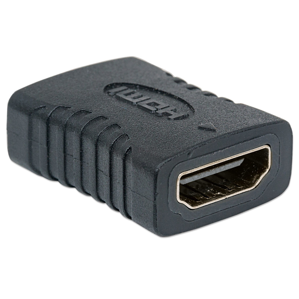 Cople Hdmi Manhattan Hdmi-Hdmi Hembra/Hembra Negro 353465