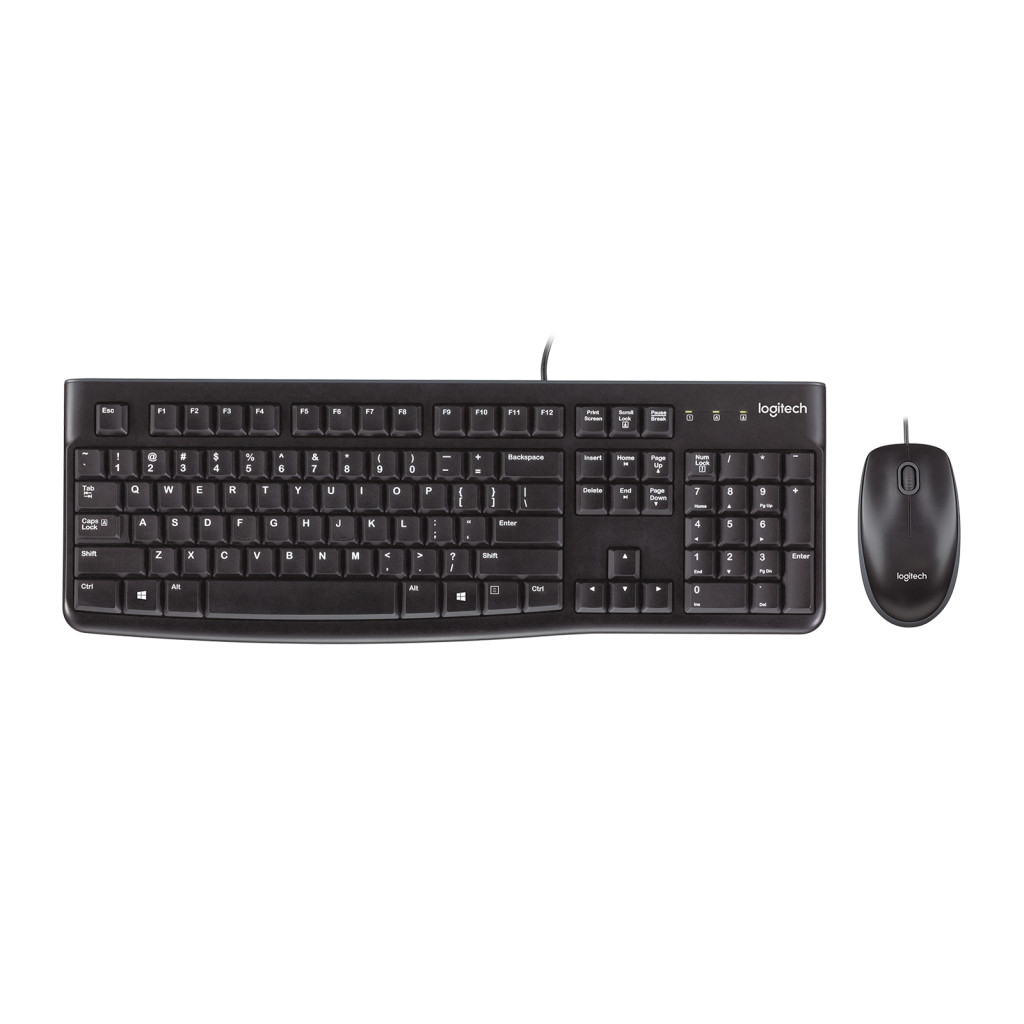 Kit Logitech Mk120 Teclado Y Mouse Alambrico Usb (920-004428)
