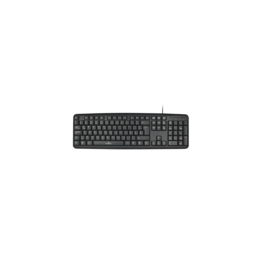 Teclado Perfect Choice Pc-201038 Usb Qwerty Negro Universal Alambrico