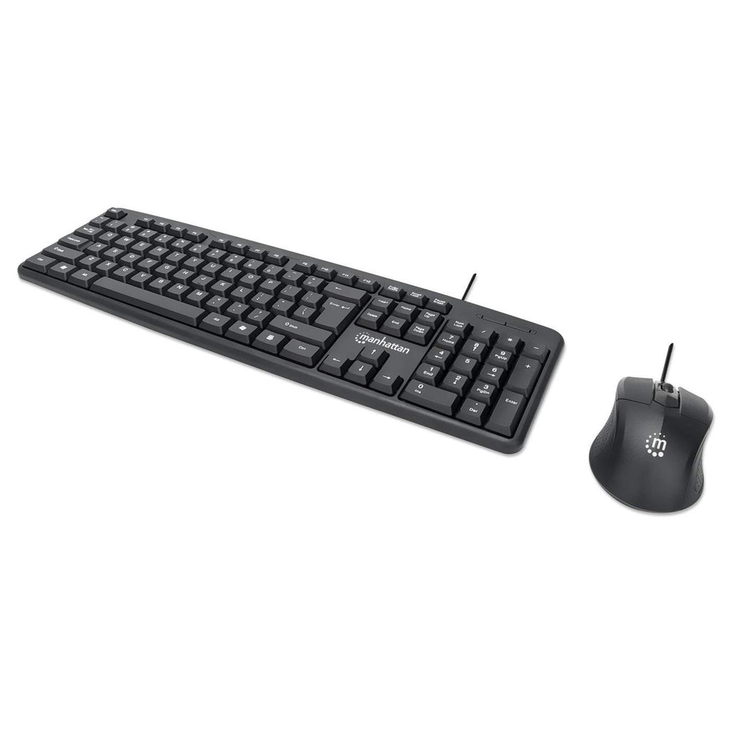 Kit Teclado Y Mouse Manhattan Alambrico Usb 178464