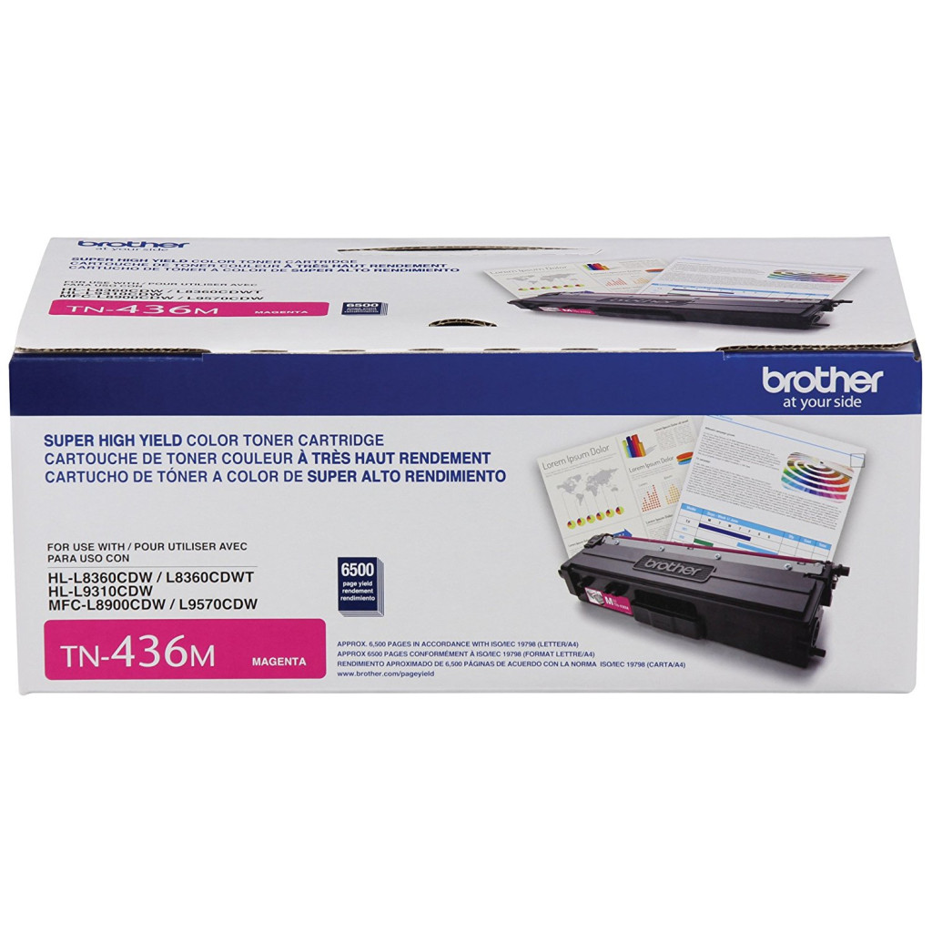 Toner Brother Tn436M Magenta 6500 Pags P/Mfcl8900