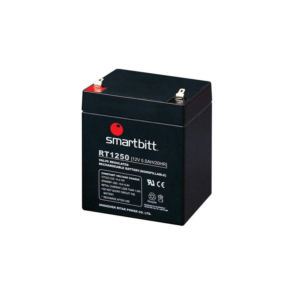 Bateria De Reemplazo Smartbitt Sbba12-5 Negro 12 V 5 Años Plomo-Acido