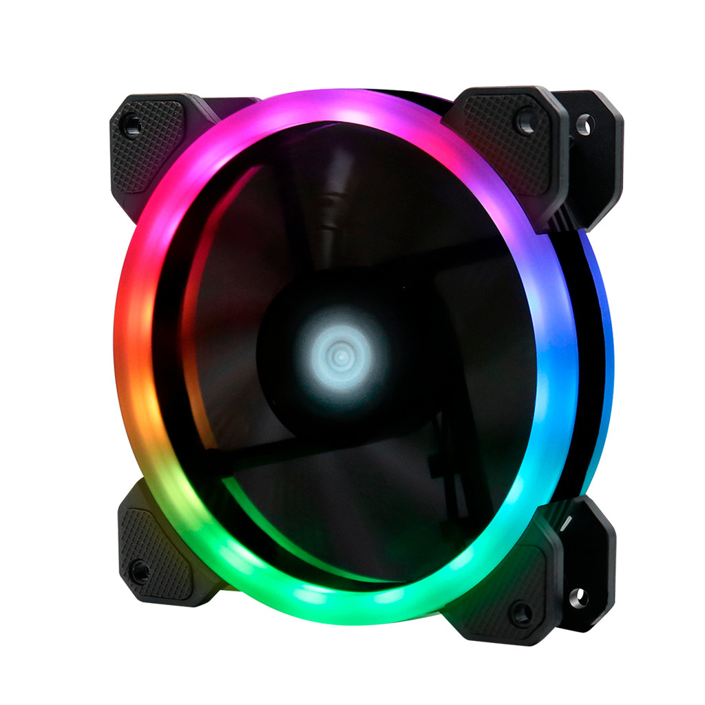Ventilador Game Factor Fg400 Para Fkg400 120Mm Rgb Dual Ring 6 Pines