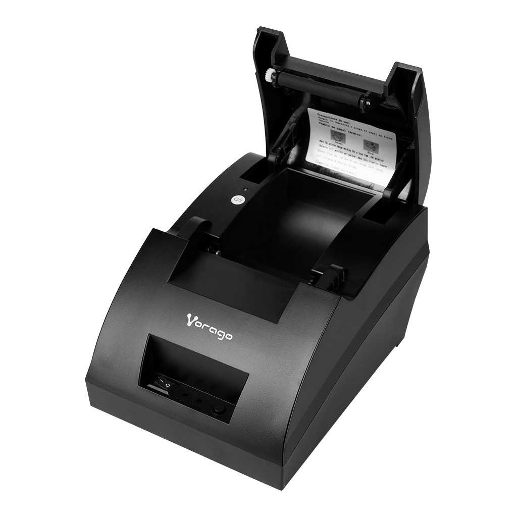Impresora De Tickets Vorago Mnp-158 Térmica Directa 203Dpi 90Mm/S Papel 58Mm Usb Rj-11 Negro