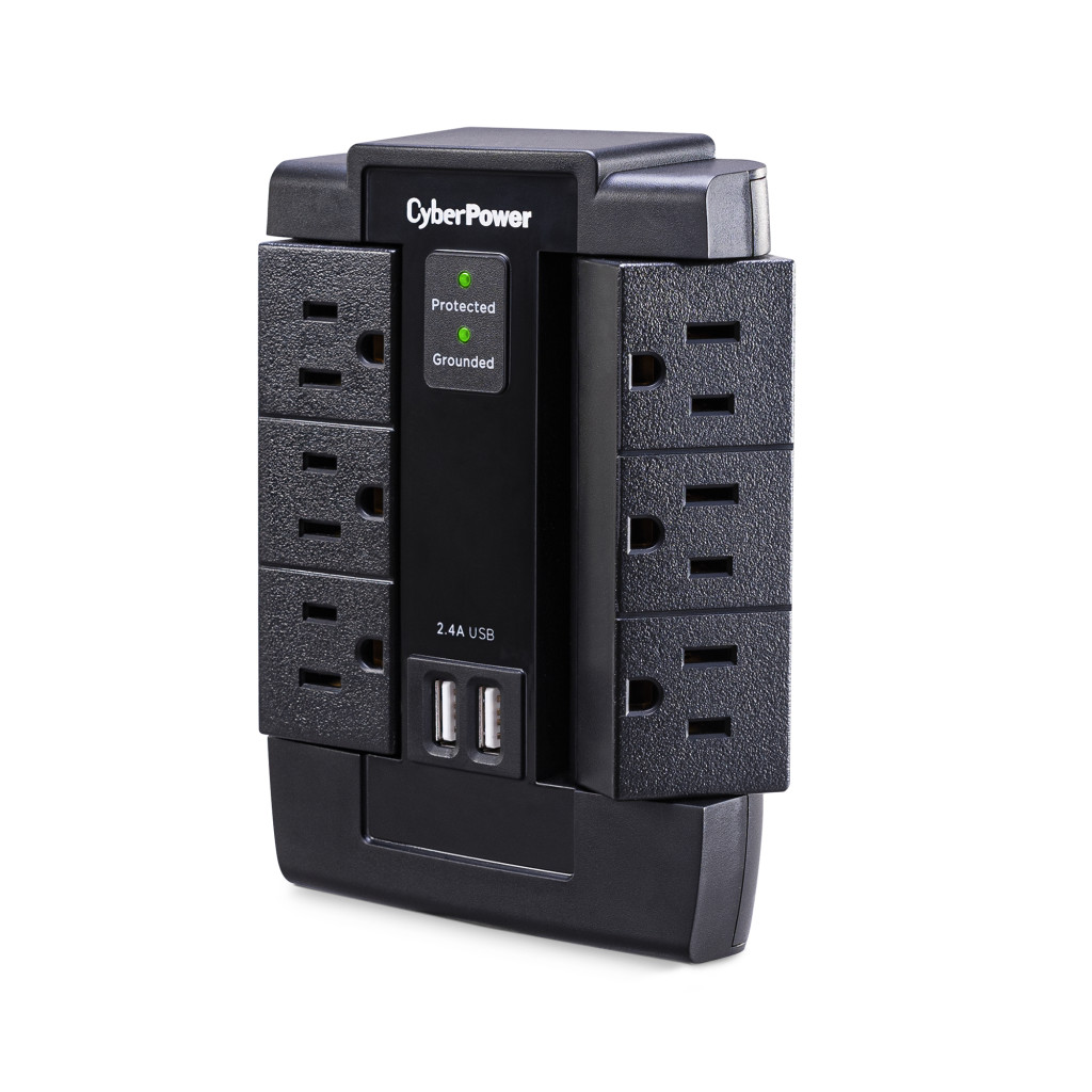 Supresor De Picos Cyberpower P600Wsurc1 6 Contactos/1200J