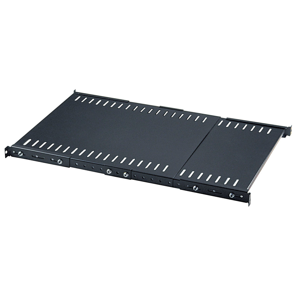 Charola Para Rack Intellinet Ajustable 19" 1U 45Kg Negro 714389